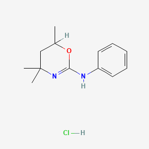 5,6-Dihydro-2-anilino-4,4,6-trimethyl-4H-1,3-oxazine hydrochloride