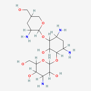 3',4'-Dideoxykanamycin C hemihydrate