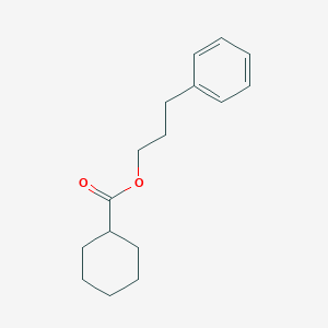 molecular formula C16H22O2 B14475440 3-Phenylpropyl cyclohexanecarboxylate CAS No. 70275-61-5