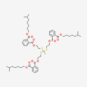 Triisooctyl (methylstannylidyne)tris(thioethylene) triphthalate