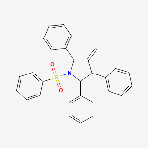 1-(Benzenesulfonyl)-3-methylidene-2,4,5-triphenylpyrrolidine