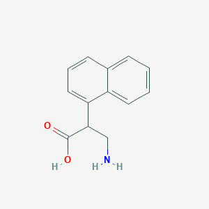 molecular formula C13H13NO2 B1447548 3-氨基-2-(萘-1-基)丙酸 CAS No. 100393-37-1
