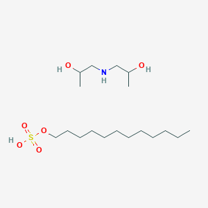 molecular formula C18H41NO6S B14475495 Bis(2-hydroxypropyl)ammonium decyl sulphate CAS No. 66161-59-9