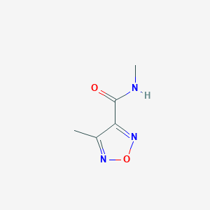 4-Furazancarboxamide, N,5-dimethyl-