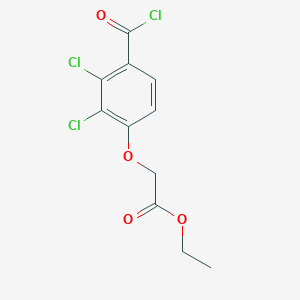 Ethyl [2,3-dichloro-4-(chlorocarbonyl)phenoxy]acetate