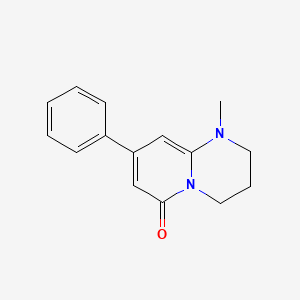 1-Methyl-6-oxo-8-phenyl-1,2,3,4,6-pentahydropyrido(1,2-a)pyrimidine