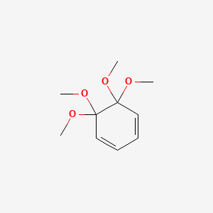 molecular formula C10H16O4 B14475643 5,5,6,6-Tetramethoxycyclohexa-1,3-diene CAS No. 65492-28-6