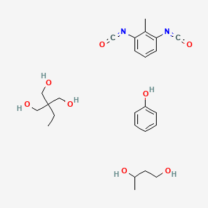 Butane-1,3-diol;1,3-diisocyanato-2-methylbenzene;2-ethyl-2-(hydroxymethyl)propane-1,3-diol;phenol