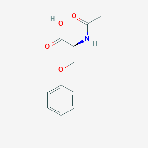 molecular formula C12H15NO4 B14475754 N-Acetyl-O-(4-methylphenyl)-L-serine CAS No. 65445-68-3