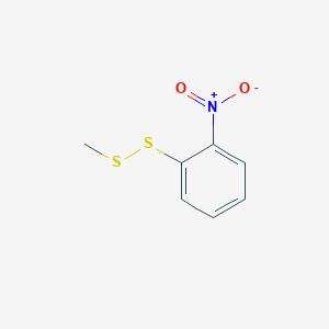 molecular formula C7H7NO2S2 B14475784 Disulfide, methyl 2-nitrophenyl CAS No. 70574-29-7