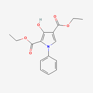 Diethyl 3-hydroxy-1-phenyl-1H-pyrrole-2,4-dicarboxylate