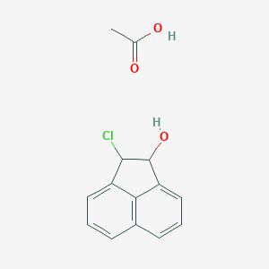 Acetic acid;2-chloro-1,2-dihydroacenaphthylen-1-ol