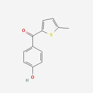 (4-Hydroxyphenyl)(5-methylthiophen-2-yl)methanone