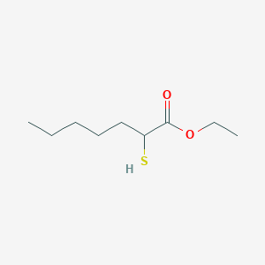 Ethyl 2-sulfanylheptanoate