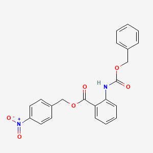 (4-Nitrophenyl)methyl 2-(phenylmethoxycarbonylamino)benzoate