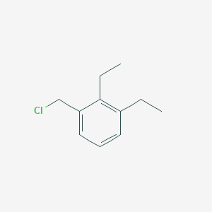 molecular formula C11H15Cl B14475964 1-(Chloromethyl)-2,3-diethylbenzene CAS No. 66836-23-5