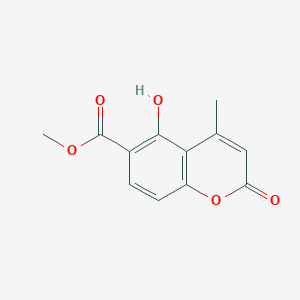 Methyl 5-hydroxy-4-methyl-2-oxochromene-6-carboxylate