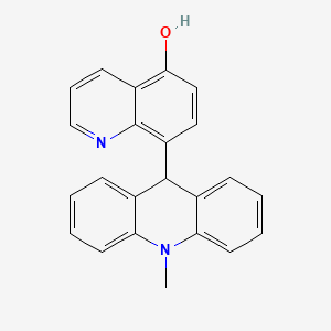 8-(9,10-Dihydro-10-methyl-9-acridinyl)-5-quinolinol