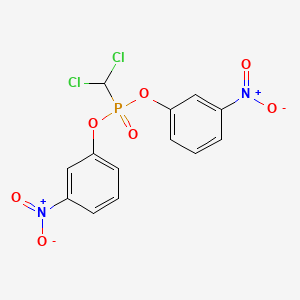 Bis(3-nitrophenyl) (dichloromethyl)phosphonate