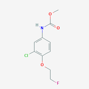 Methyl [3-chloro-4-(2-fluoroethoxy)phenyl]carbamate