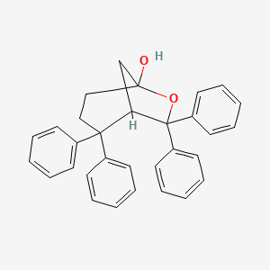 2,2,7,7-Tetraphenyl-6-oxabicyclo[3.2.1]octan-5-ol