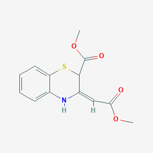 methyl (3E)-3-(2-methoxy-2-oxoethylidene)-4H-1,4-benzothiazine-2-carboxylate