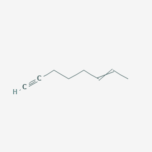 molecular formula C8H12 B14476164 Oct-6-en-1-yne CAS No. 66927-83-1