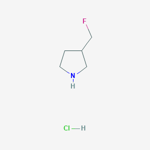 B1447618 3-(Fluoromethyl)pyrrolidine hydrochloride CAS No. 1782410-86-9