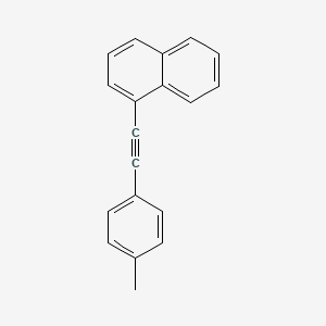 molecular formula C19H14 B14476183 Naphthalene, 1-[(4-methylphenyl)ethynyl]- CAS No. 72735-70-7