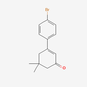 5,5-Dimethyl-3-(4-bromophenyl)cyclohex-2-en-1-one