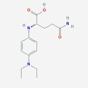 N~2~-[4-(Diethylamino)phenyl]-L-glutamine