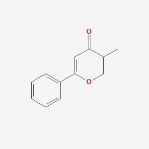 4H-Pyran-4-one, 2,3-dihydro-3-methyl-6-phenyl-