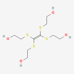 2-[1,2,2-Tris(2-hydroxyethylsulfanyl)ethenylsulfanyl]ethanol