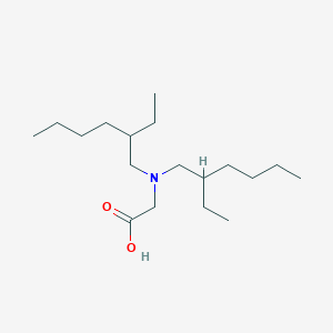 molecular formula C18H37NO2 B14476257 N,N-Bis(2-ethylhexyl)glycine CAS No. 67332-78-9