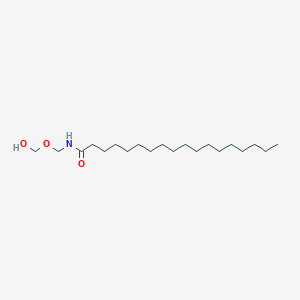 molecular formula C20H41NO3 B14476261 N-[(Hydroxymethoxy)methyl]octadecanamide CAS No. 65132-83-4