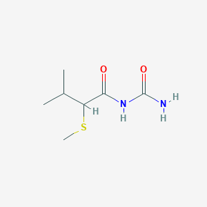 N-Carbamoyl-3-methyl-2-(methylsulfanyl)butanamide