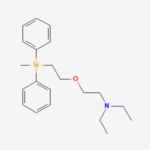 Ethanamine, N,N-diethyl-2-(2-(methyldiphenylsilyl)ethoxy)-