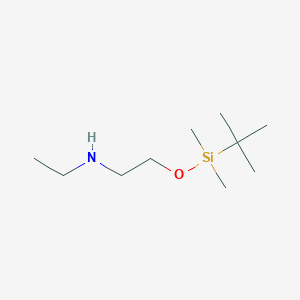 molecular formula C10H25NOSi B1447641 [2-(叔丁基二甲基甲硅烷氧基)乙基]乙胺 CAS No. 946658-23-7