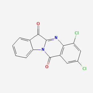 2,4-Dichloroindolo[2,1-b]quinazoline-6,12-dione