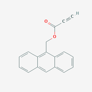 molecular formula C18H12O2 B14476425 (Anthracen-9-YL)methyl prop-2-ynoate CAS No. 70537-27-8