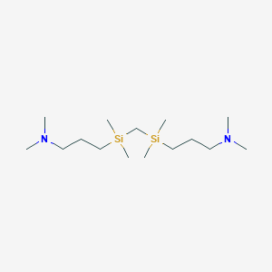 3,3'-[Methylenebis(dimethylsilanediyl)]bis(N,N-dimethylpropan-1-amine)