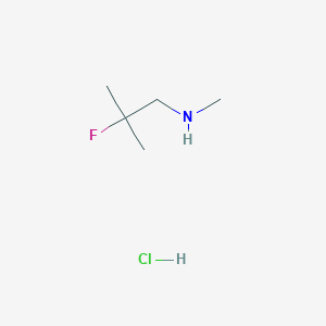 molecular formula C5H13ClFN B1447644 2-氟-N,2-二甲基丙胺盐酸盐 CAS No. 1956318-97-0