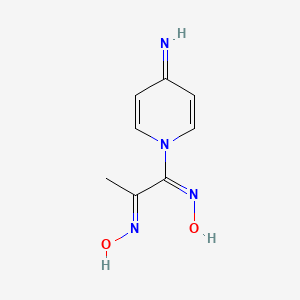 1,2-Propanedione, 1-(4-imino-1,4-dihydro-1-pyridyl)-, dioxime