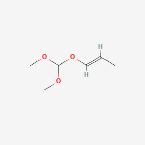 molecular formula C6H12O3 B14476471 Dimethyl(E)-1-propenyl orthoformate CAS No. 66178-19-6