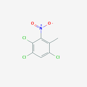 molecular formula C7H4Cl3NO2 B14476492 1,2,5-Trichloro-4-methyl-3-nitrobenzene CAS No. 65151-21-5