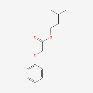 molecular formula C13H18O3 B14476497 Acetic acid, phenoxy-, 3-methylbutyl ester CAS No. 72845-77-3