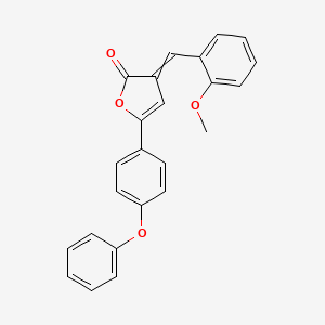 2(3H)-Furanone, 3-[(2-methoxyphenyl)methylene]-5-(4-phenoxyphenyl)-