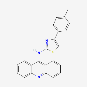 N-[4-(4-Methylphenyl)-1,3-thiazol-2-YL]acridin-9-amine