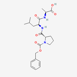 molecular formula C22H31N3O6 B14476636 1-[(Benzyloxy)carbonyl]-L-prolyl-L-leucyl-L-alanine CAS No. 65975-69-1