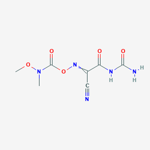 N-Carbamoyl-7-cyano-3-methyl-4-oxo-2,5-dioxa-3,6-diazaoct-6-en-8-amide